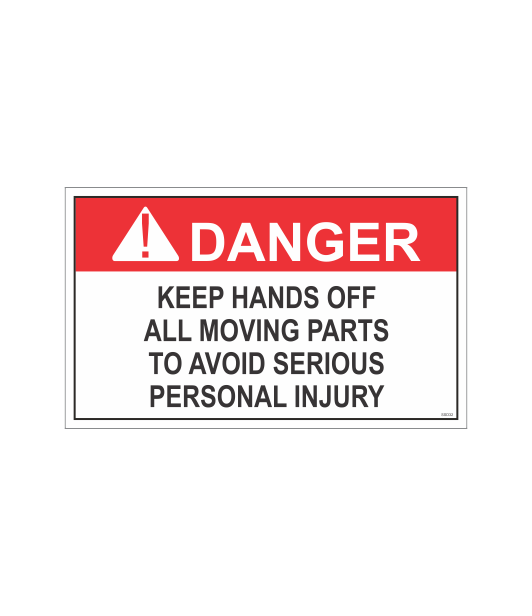 SSD32 - DANGER KEEP HANDS OFF