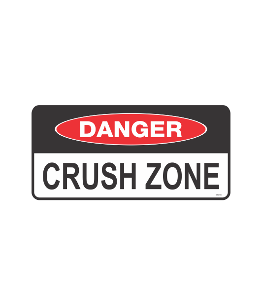 SSD36 - DANGER CRUSH ZONE