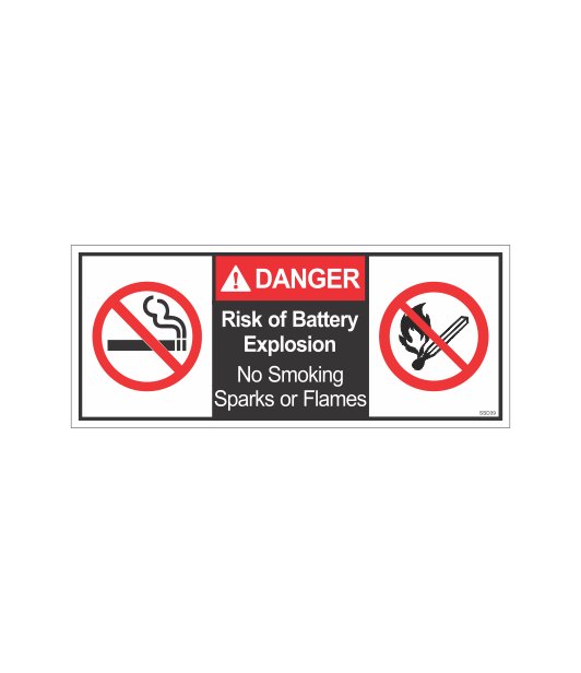 SSD39 - DANGER BATTERY EXPLOSION