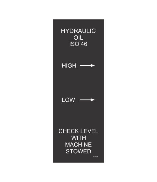 SSG210 - HYDRAULIC OIL LEVEL INDICATOR