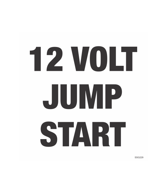 SSG229 - 12 VOLT JUMP START
