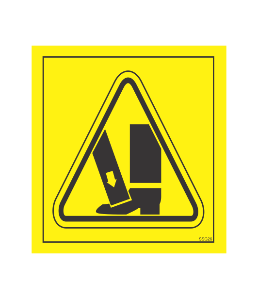 SSG26 - CRUSH HAZARD FOOT