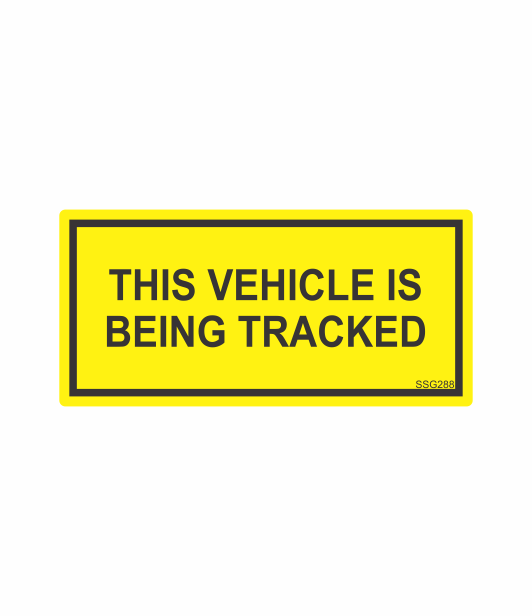 SSG288 - THIS VEHICLE IS BEING TRACKED
