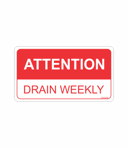 SSG298 - ATTENTION DRAIN WEEKLY