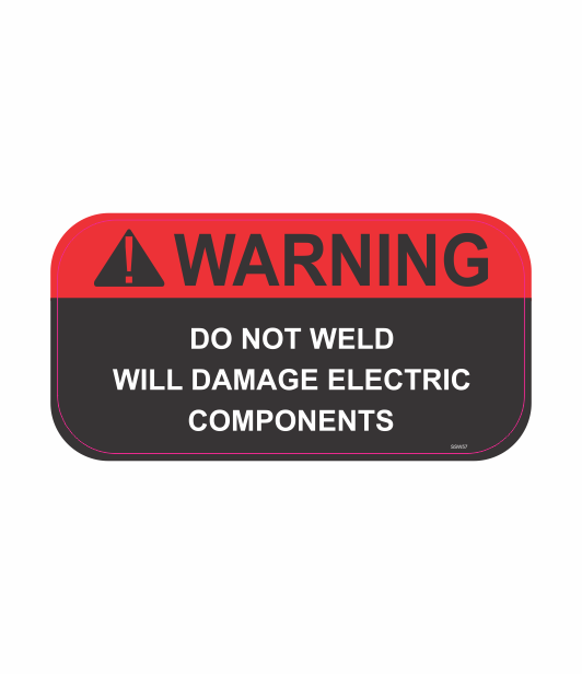 SSW57 - WARNING DO NOT WELD