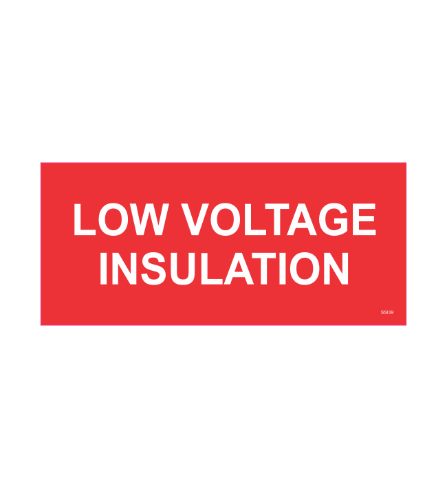 SSI39 - LOW VOLTAGE INSULATION