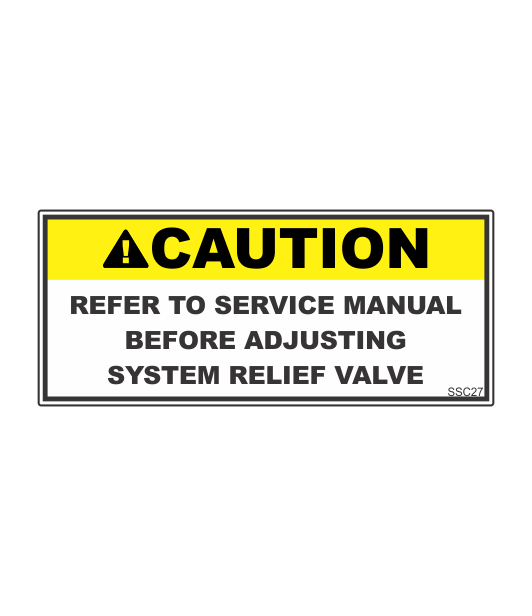 SSC27 - REFER TO SERVICE MANUAL