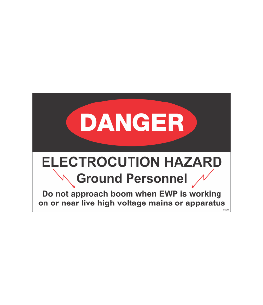 SSD11 - DANGER ELECTROCUTION HAZARD