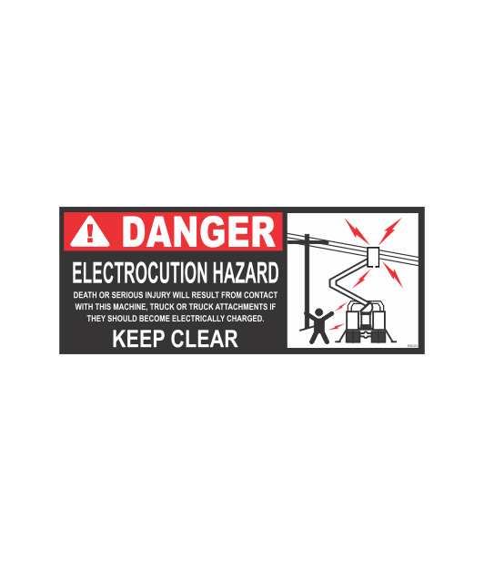 SSD23 - DANGER ELECTROCUTION HAZARD