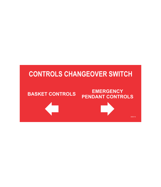 SSG114 - CONTROLS CHANGEOVER