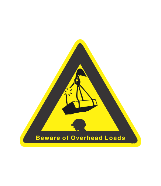 SSG118 - BEWARE OF OVERHEAD LOADS
