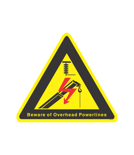 SSG119 - BEWARE OVERHEAD POWERLINES