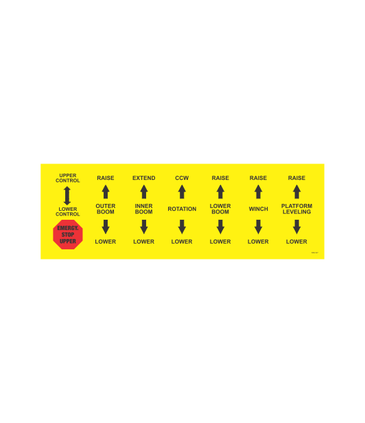 SSG127 - CONTROL PANEL WITH EMERGENCY STOP