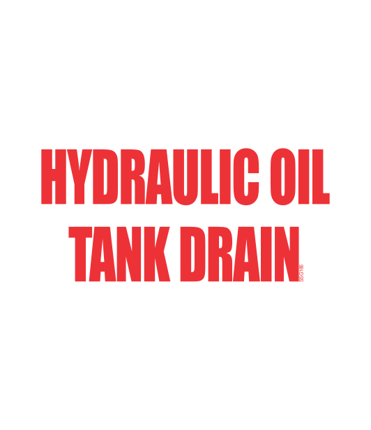 SSG166 - HYDRAULIC OIL TANK DRAIN