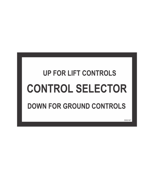 SSG167 - CONTROL SELECTOR – Sticksafe