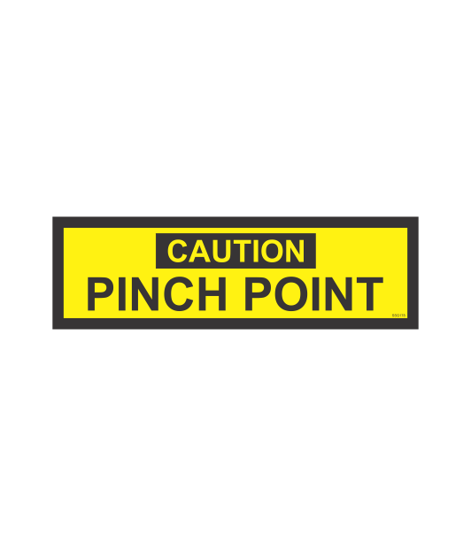 SSG178 - CAUTION PINCH POINT
