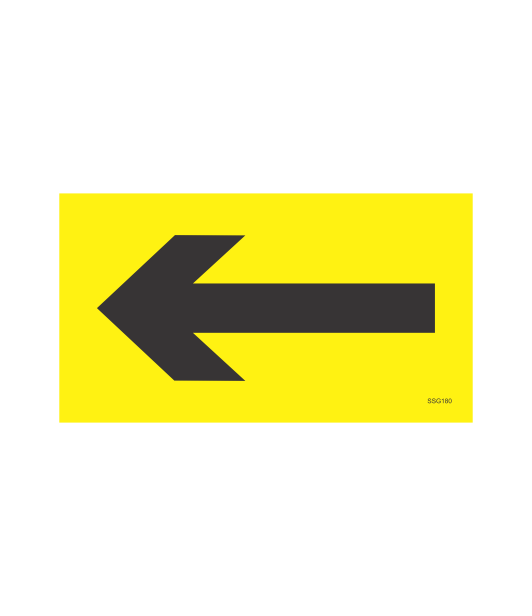 SSG180 - BLACK & YELLOW ARROW