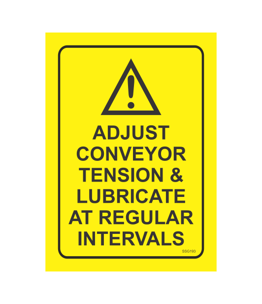 SSG193 - ADJUST CONVEYOR TENSION