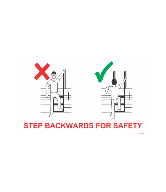 SSG212 - STEP BACKWARDS FOR SAFETY