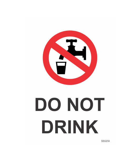 SSG234 - DO NOT DRINK
