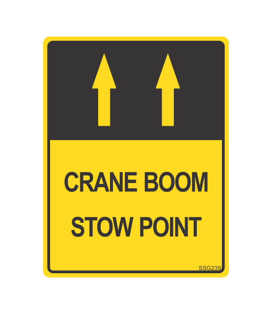 SSG239 - CRANE BOOM STOW