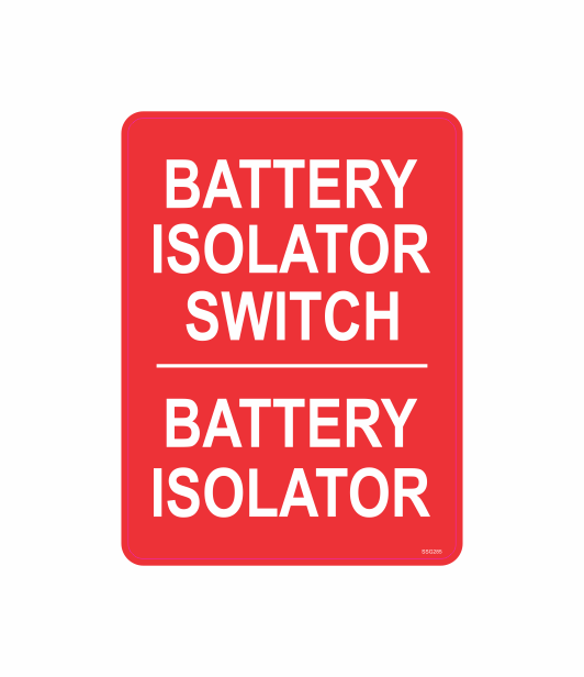 SSG285 - BATTERY ISOLATOR SWITCH BATTERY ISOLATOR