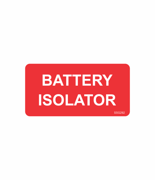 SSG292 - BATTERY ISOLATOR
