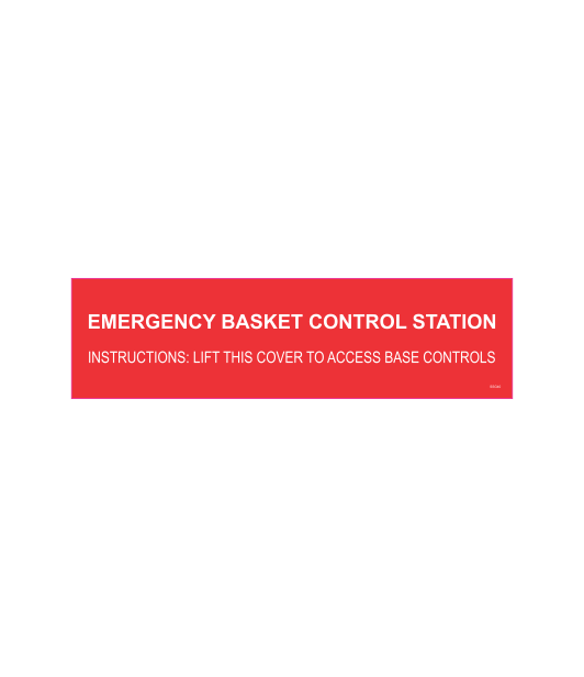 SSG40 - EMERGENCY BASKET CONTROL STATION