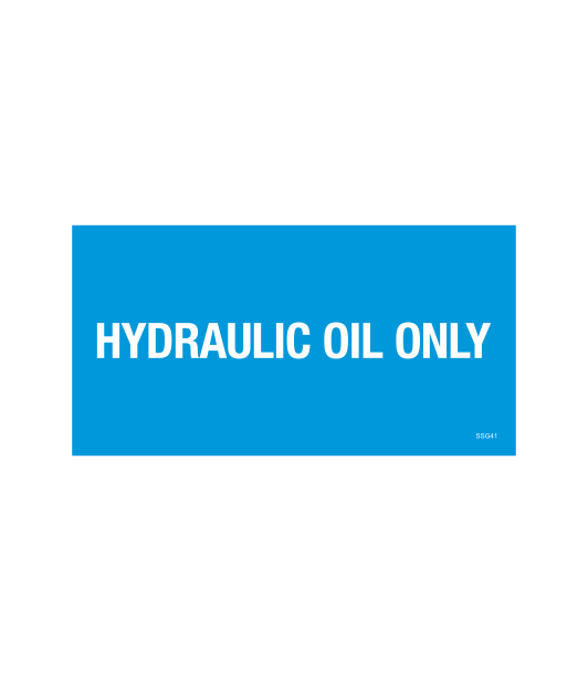 SSG41 - HYDRAULIC OIL ONLY