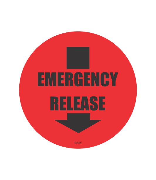 SSG60 - ROUND EMERGENCY RELEASE