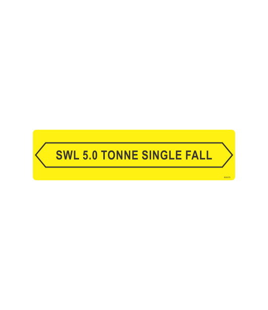 SSG75 - SWL 5.0 TONNE SINGLE FALL