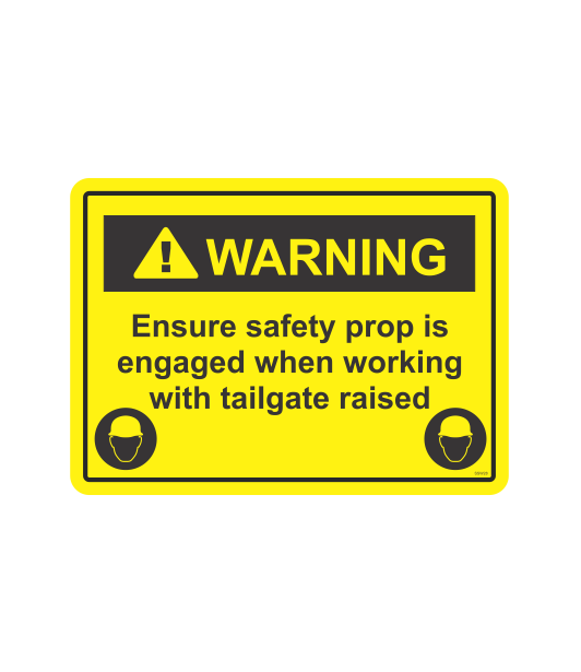 SSW28 - WARNING SAFETY PROP
