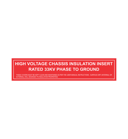 SSI44 - HIGH VOLTAGE CHASSIS INSULATION